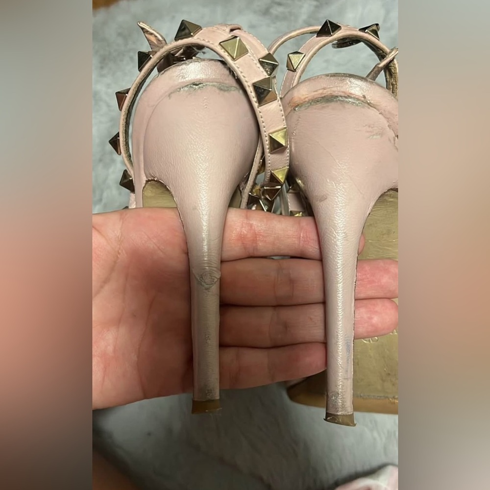 Pink Studded Heels - Picture 4 of 4